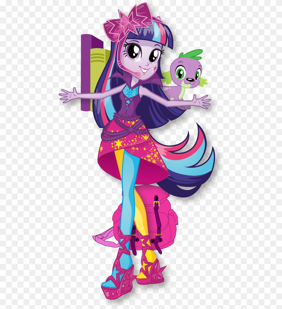 Twilight Sparkle Rainbow Rocks Character Bio Art Twilight Sparkle Equestrial Girls, Book, Comics, Publication, Purple Free Transparent Png