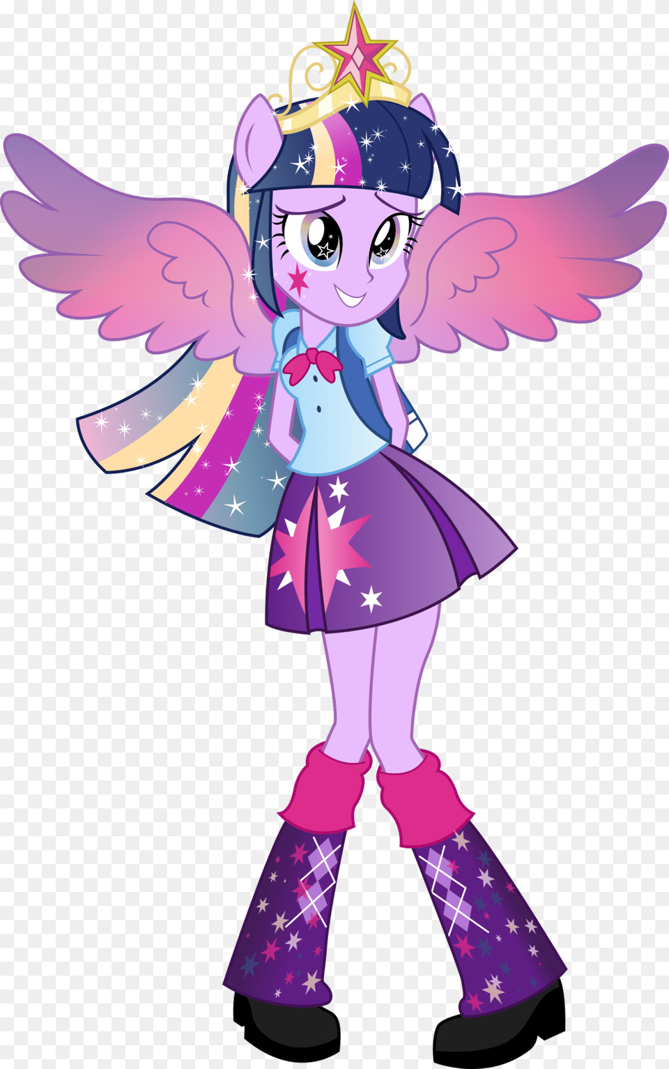 Twilight Sparkle Rainbowfied By Theshadowstone Twilight Sparkle Equestria Girl, Book, Publication, Purple, Comics Free Transparent Png