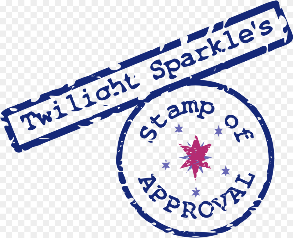 Twilight Sparkle Stamp Of Approval By Ti Twilight Sparkle Approves, Logo, Text, Symbol Png