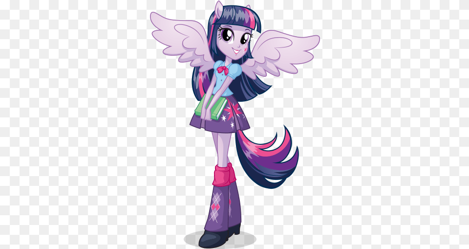 Twilight Sparkle Twilight Sparkle My Little Pony Equestria Girls Personajes, Book, Comics, Publication, Person Png