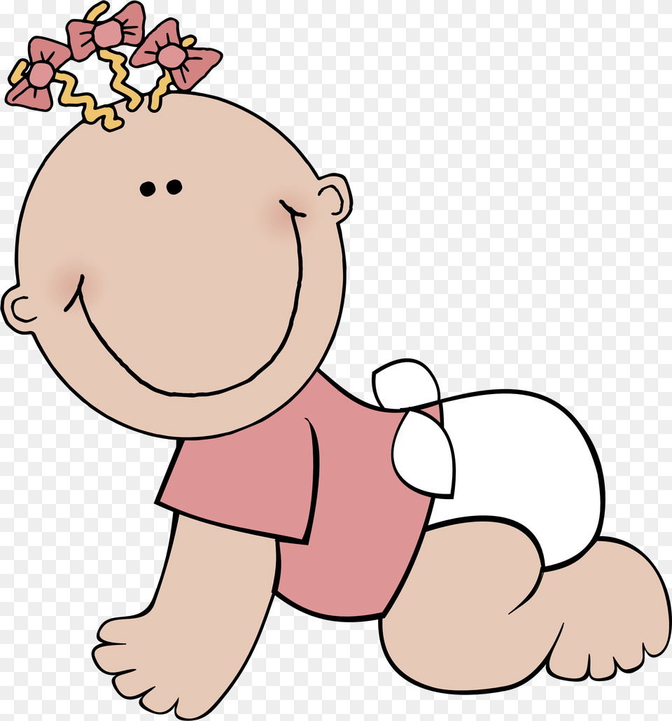 Twin Baby Clipart Baby Girl Clipart, Person, Face, Head, Cartoon Free Png