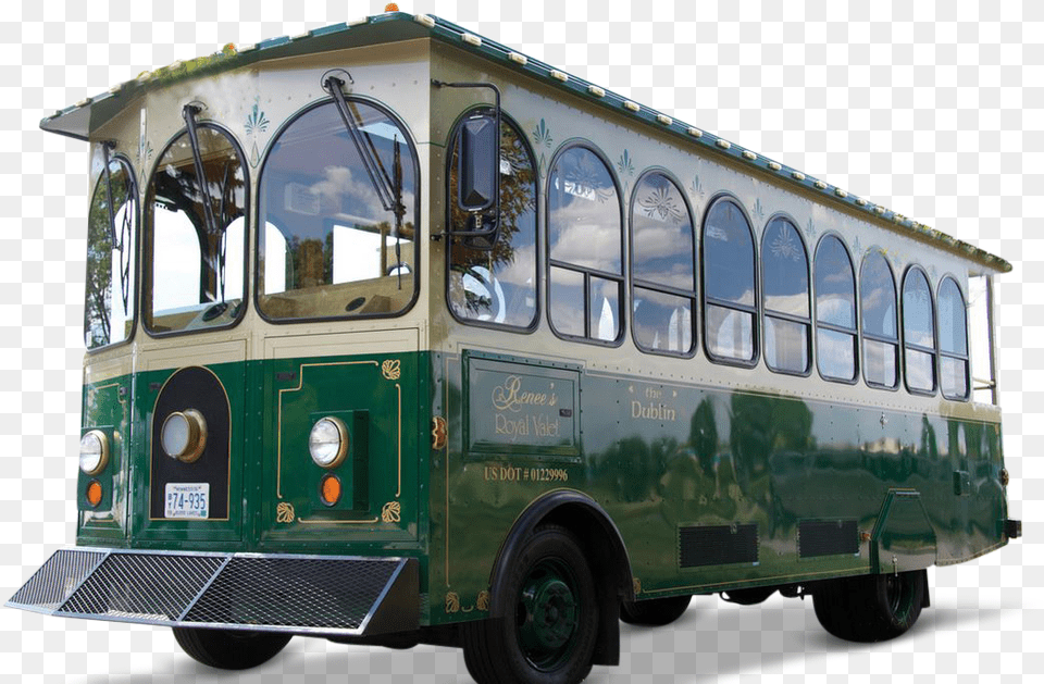 Twin Cities Trolley, Bus, Transportation, Vehicle, Machine Png Image