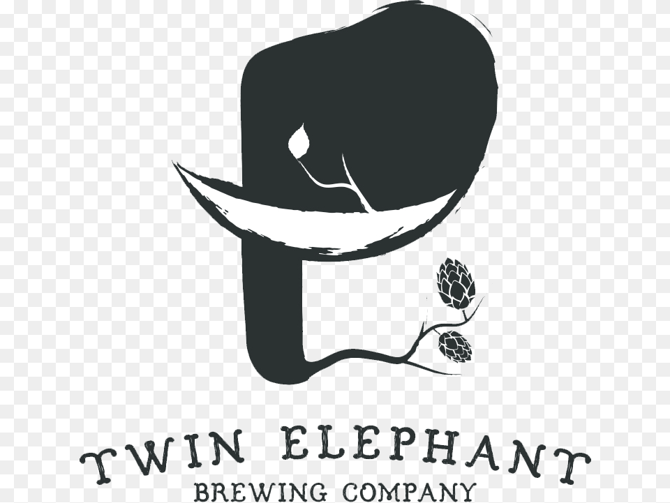Twin Elephant Set The Vector Twin Elephant Brewery, Clothing, Hat, Stencil, Sticker Free Png