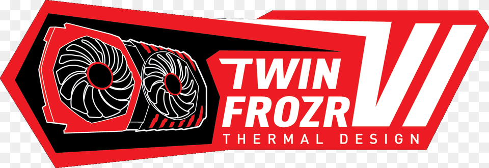 Twin Frozr Vi Msi Twin Frozr Logo, Machine, Spoke, Sticker, Dynamite Png Image
