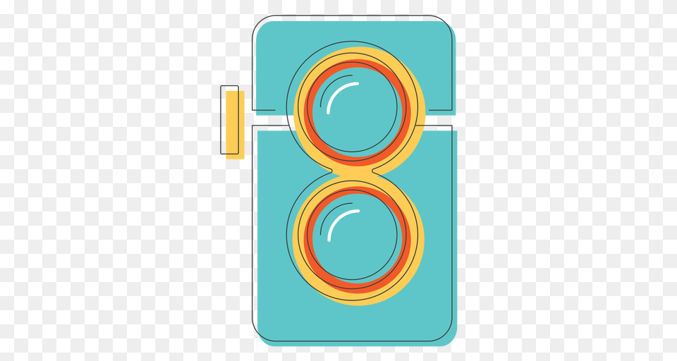 Twin Lens Camera Icon, Light, Traffic Light, Gas Pump, Machine Png Image