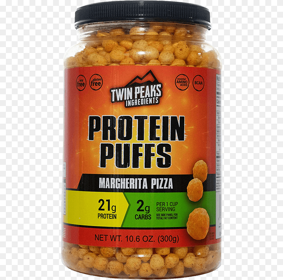 Twin Peaks Ingredients Protein Puffs Chips 300g Margherita Twin Peaks Protein Puffs, Food, Jar Free Transparent Png