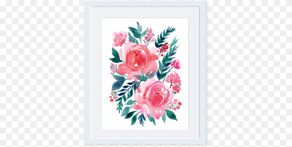 Twin Sisters Watercolor Painting, Art, Floral Design, Graphics, Pattern Free Png Download