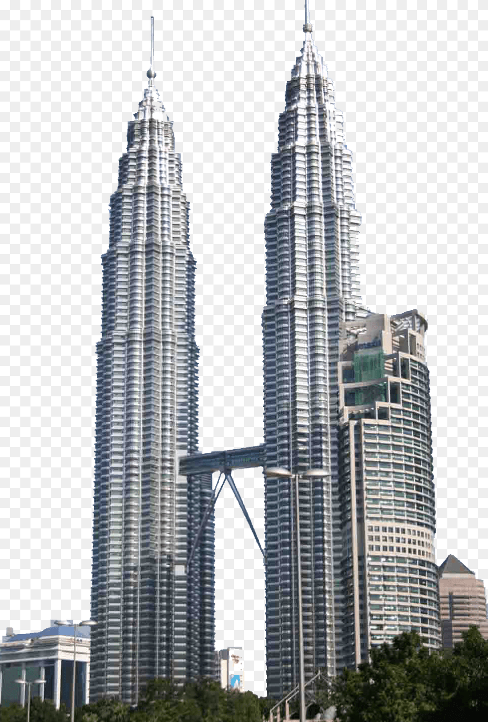 Twin Tower Klcc, City, Architecture, Building, Urban Free Transparent Png