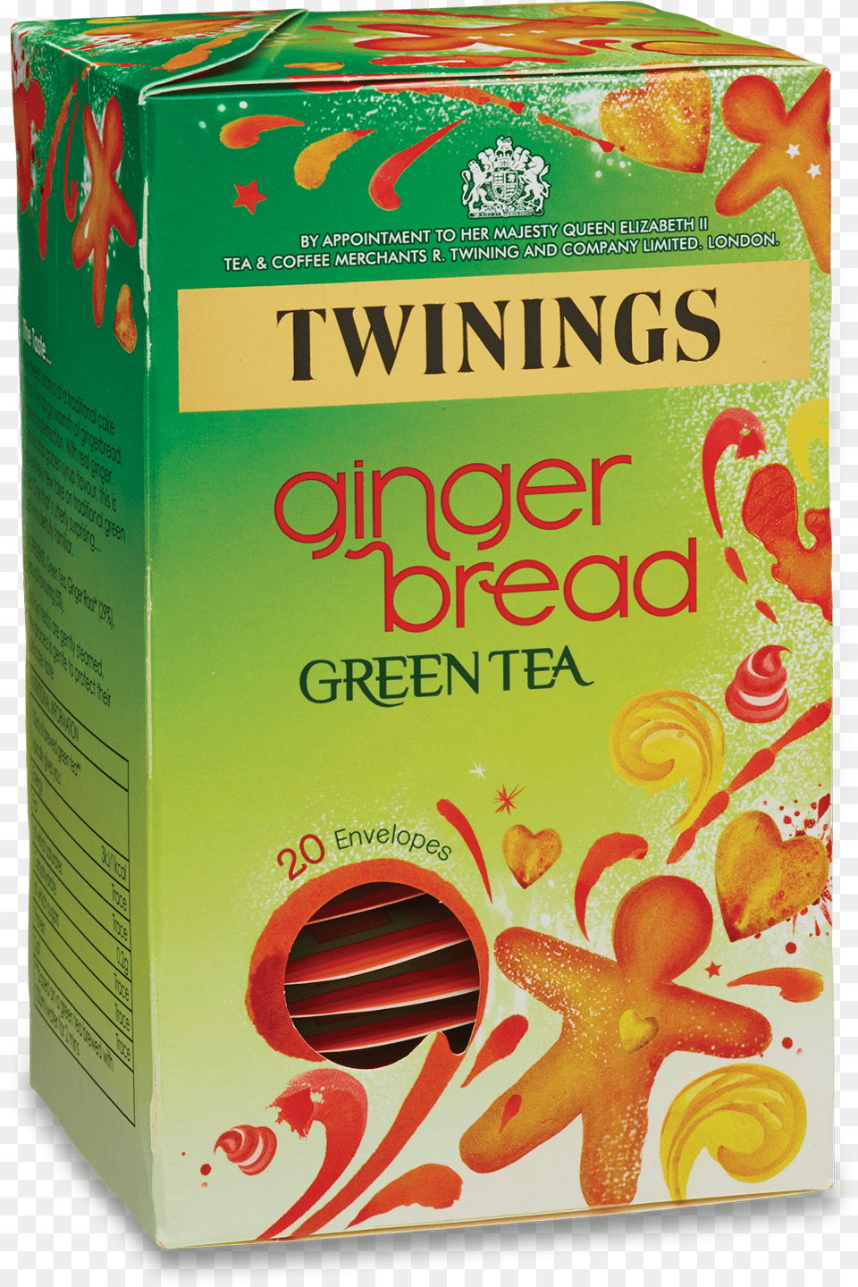 Twinings Green Tea Gingerbread, Food, Sweets, Box, Animal Free Png Download