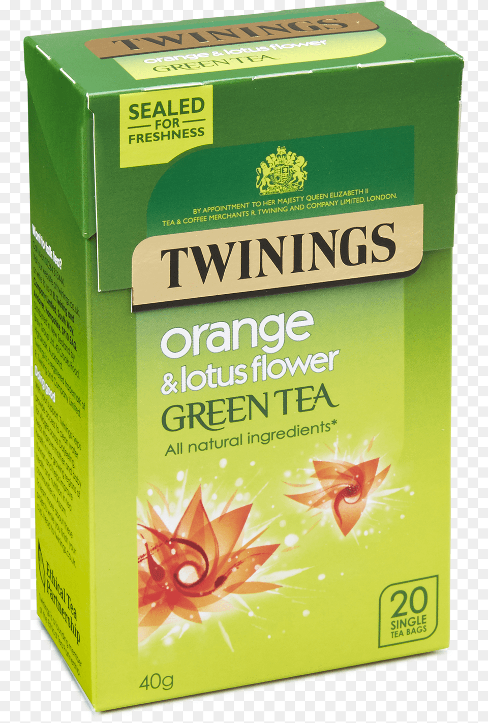 Twinings Green Tea Orange Amp Lotus Flower, Herbal, Herbs, Plant, Beverage Free Transparent Png