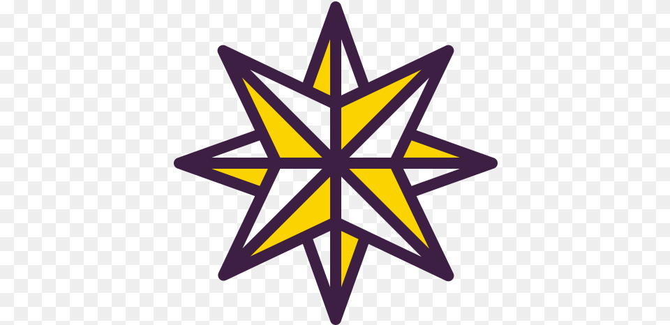 Twinkle Bright New Year Pole Star Estrella Rosa De Los Vientos, Star Symbol, Symbol Free Transparent Png