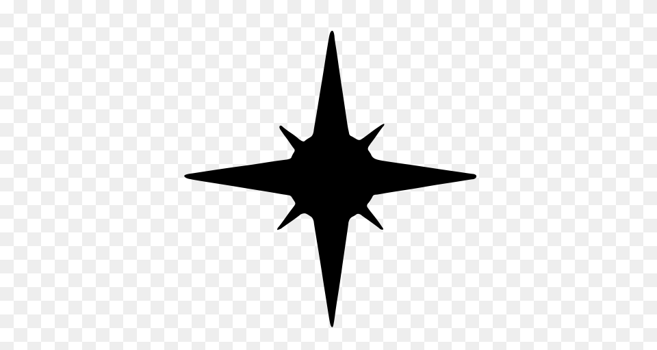 Twinkle Shine Stars Icon With And Vector Format For, Gray Free Transparent Png