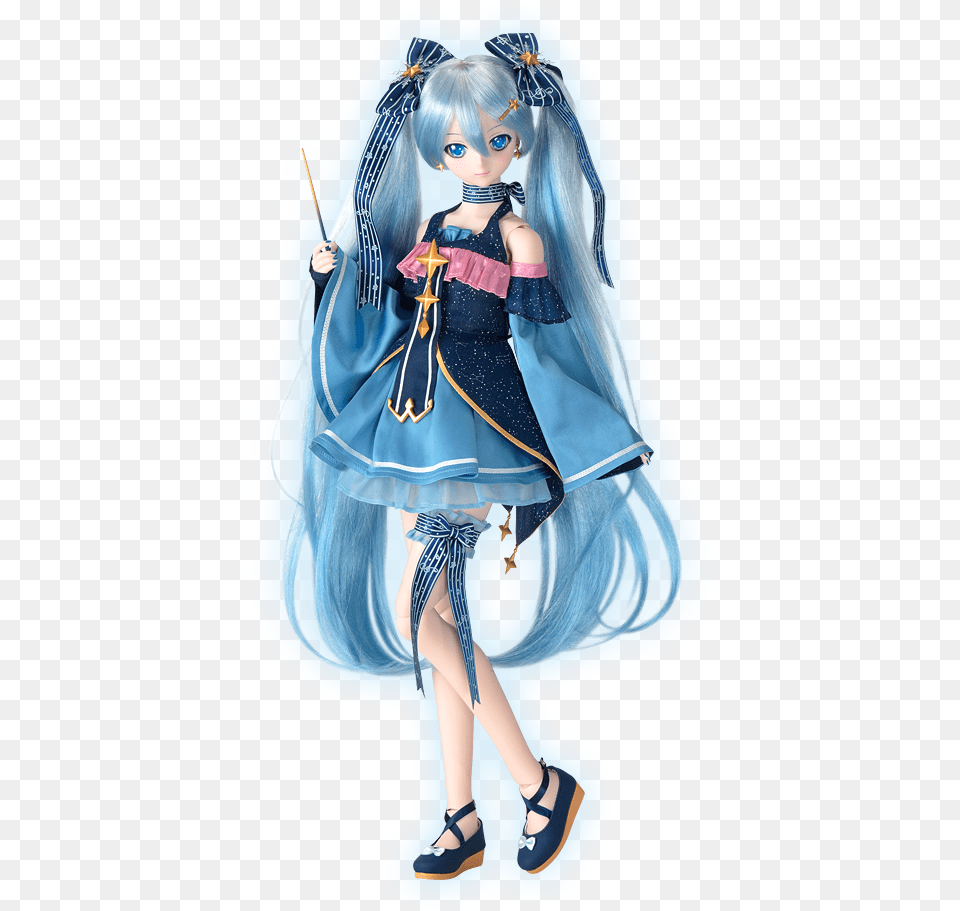 Twinkle Snow Outfit Set Hatsune Mikudollfie Dreamr Anime, Doll, Toy, Face, Head Free Png