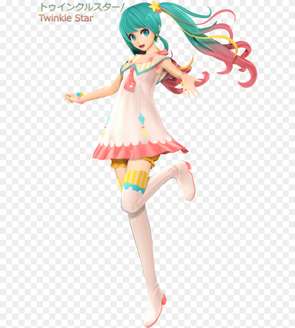 Twinkle Star Koron Twinkle Star Hatsune Miku Model Mmd Hatsune Miku, Book, Publication, Comics, Child Free Png Download