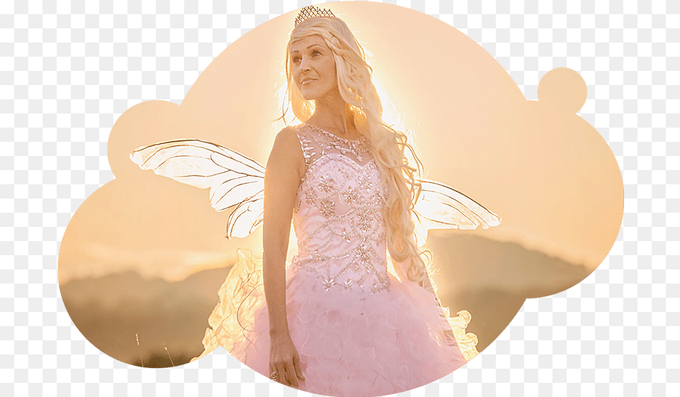 Twinkle The Tooth Fairy Angel, Clothing, Dress, Adult, Wedding Png