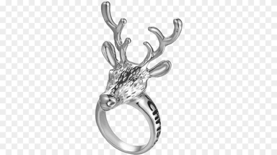 Twinkledeals Merry Christmas Gifts Ring, Accessories, Smoke Pipe, Silver, Platinum Png Image