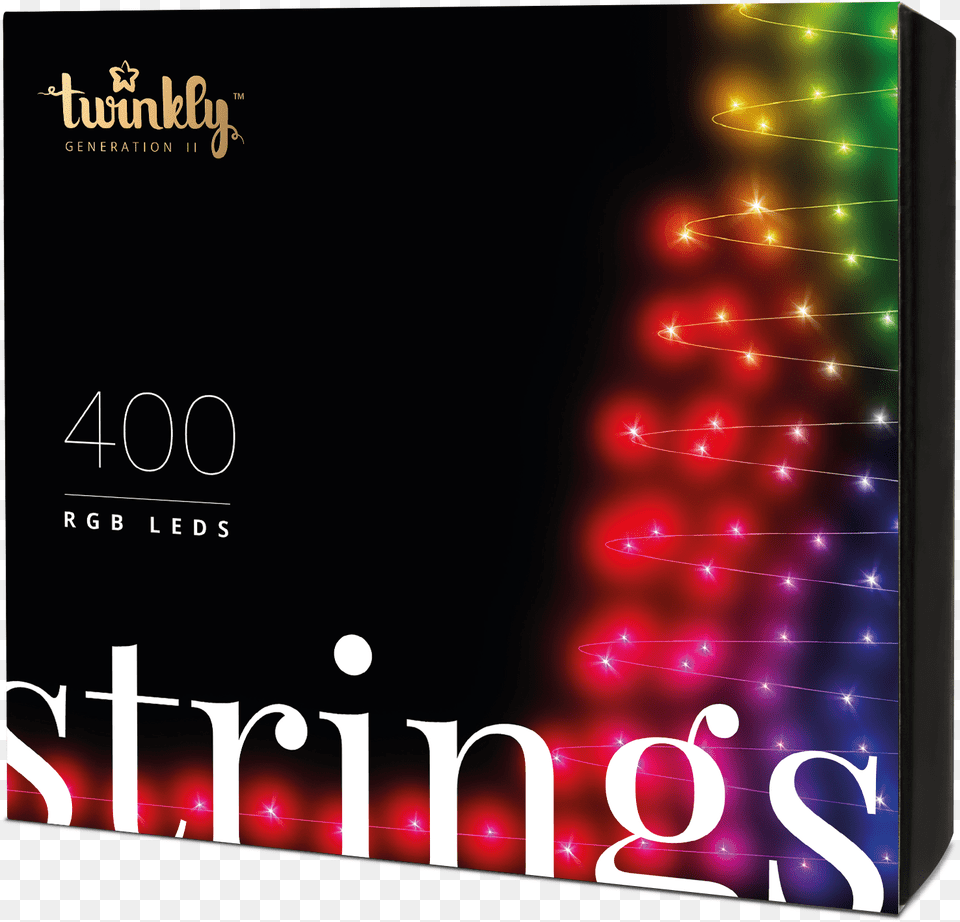 Twinkly App Controlled Christmas Lights X 400 Led 32m Bt Wifi Ip44 Graphic Design, Book, Publication Free Transparent Png