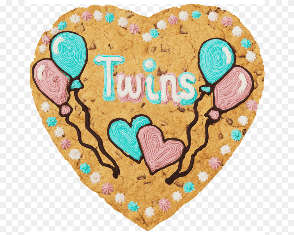 Twins Heart, Food, Sweets Png Image