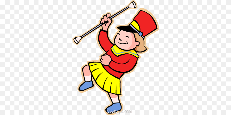 Twirling Batons Clipart Baton Twirling Clip Art, People, Person, Baby, Face Free Png Download