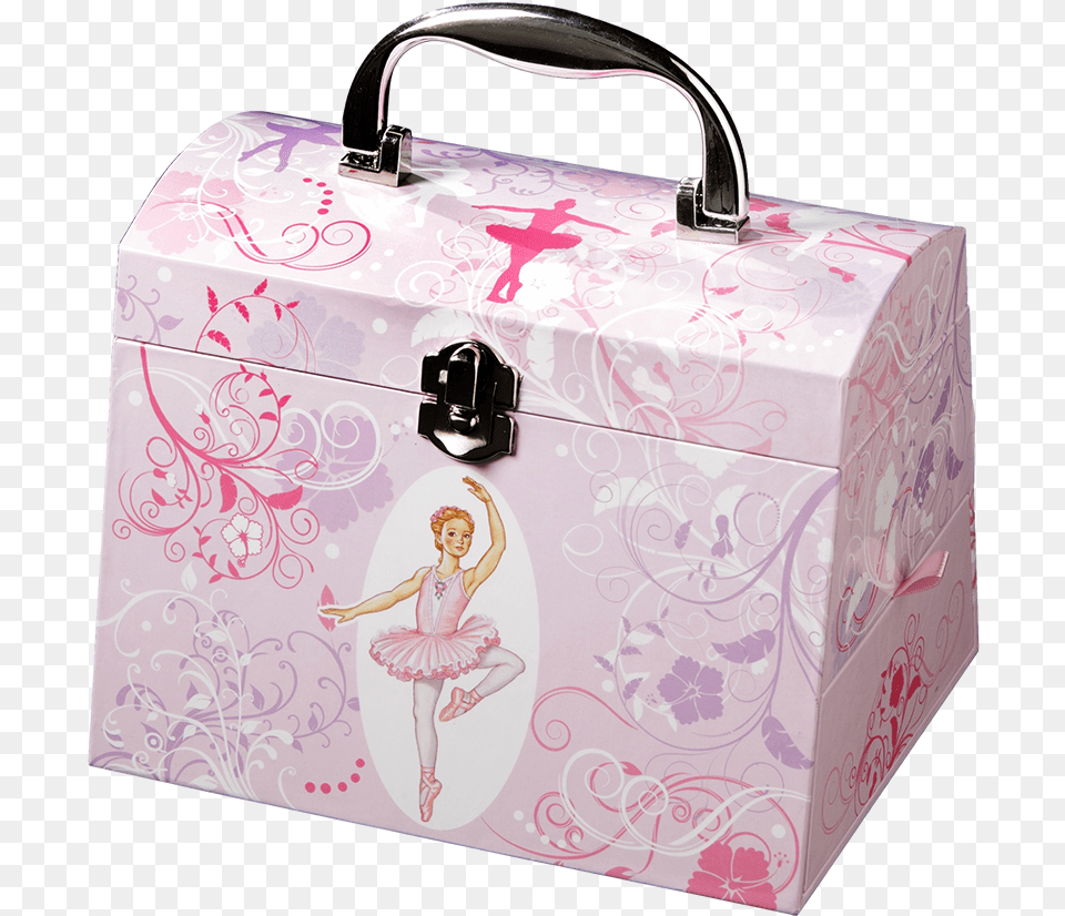 Twirls Amp Swirls Ballerina Musical Jewelry Box Briefcase, Person, Bag, Accessories, Handbag Free Transparent Png