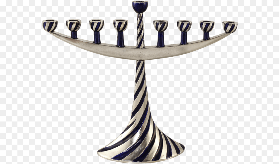 Twirls Menorah Quest Collection Candle, Candlestick Free Transparent Png
