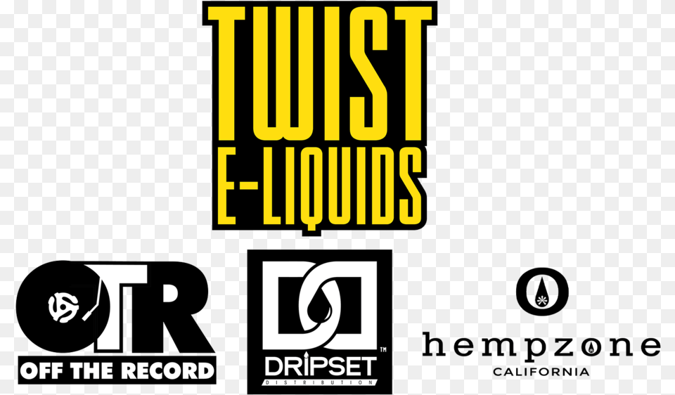Twist Eliquids Dripset Offtherecord Hempzone Medellin Graphic Design, Advertisement, Poster, Text, Logo Free Transparent Png