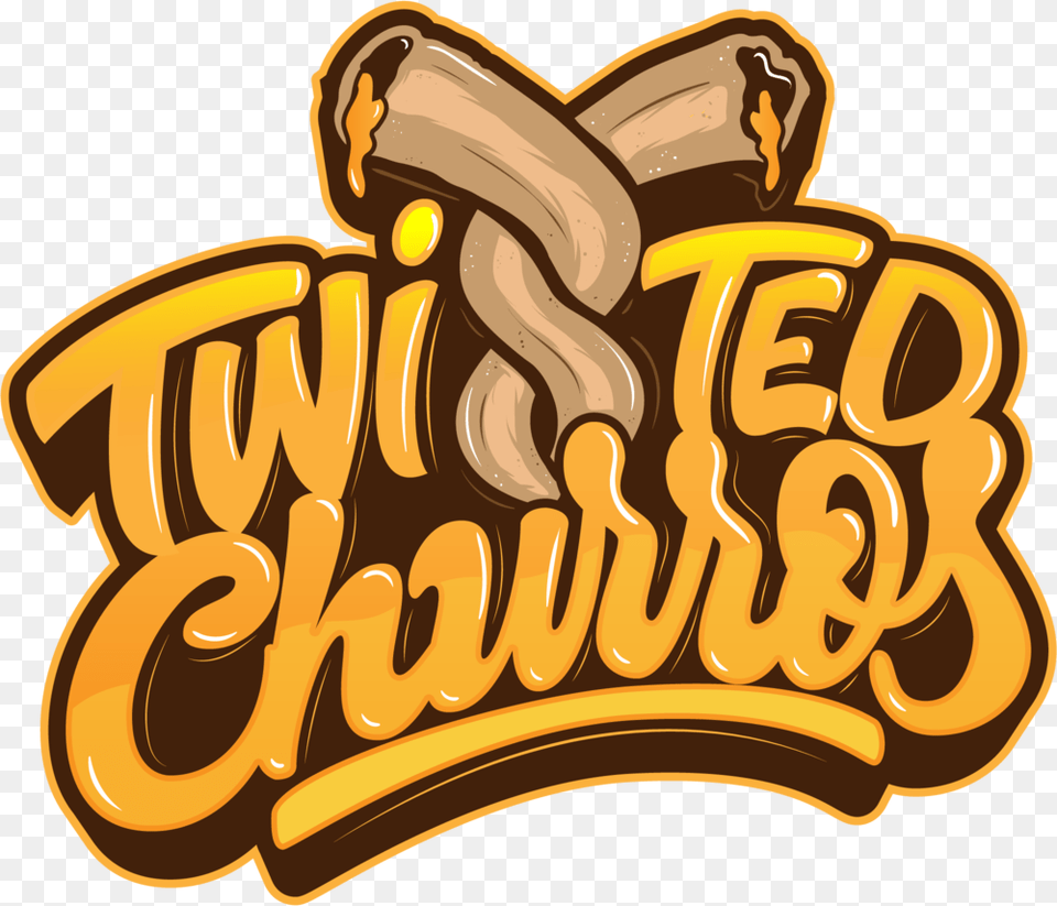 Twisted Churros Logo Download Illustration, Text Png Image