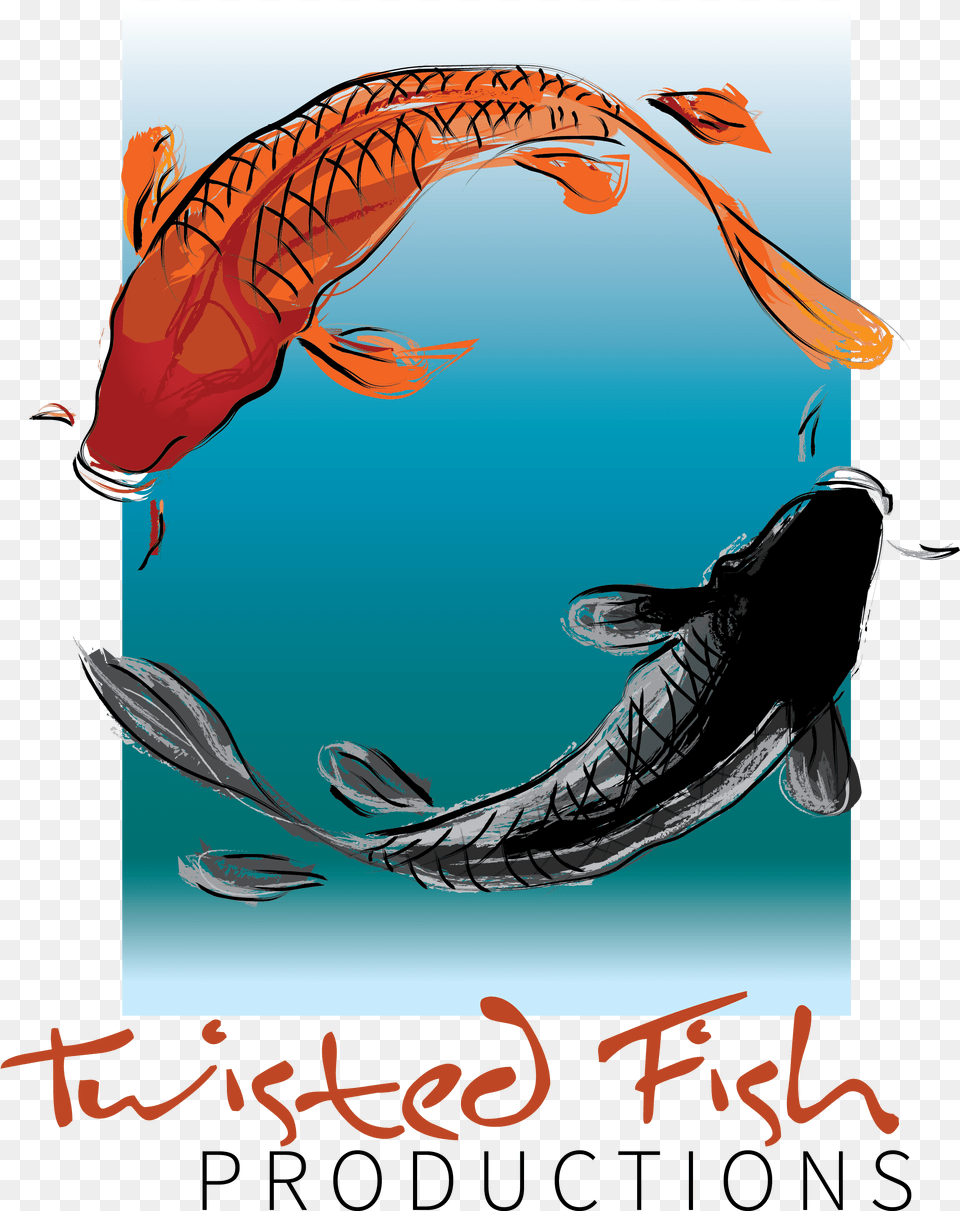 Twisted Fish Productions Illustration, Animal, Carp, Koi, Sea Life Free Png Download