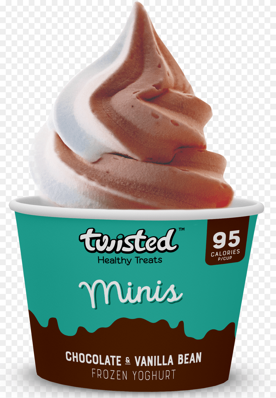 Twisted Frozen Yogurt Chocolate Vanilla, Cream, Dessert, Food, Ice Cream Png