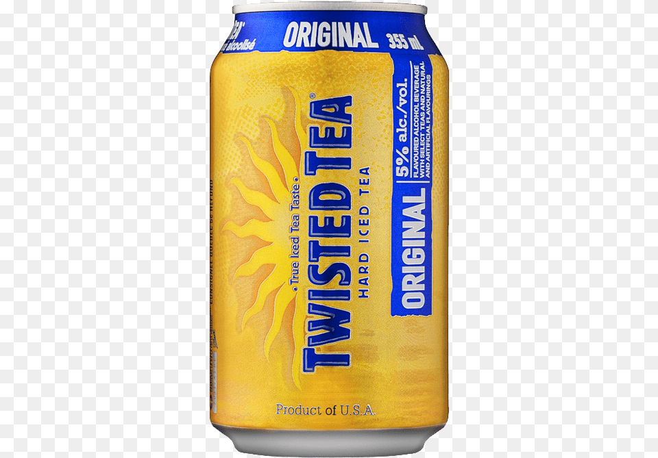 Twisted Tea Original Alcoholic Iced Tea Twisted Tea, Alcohol, Beer, Beverage, Can Free Png