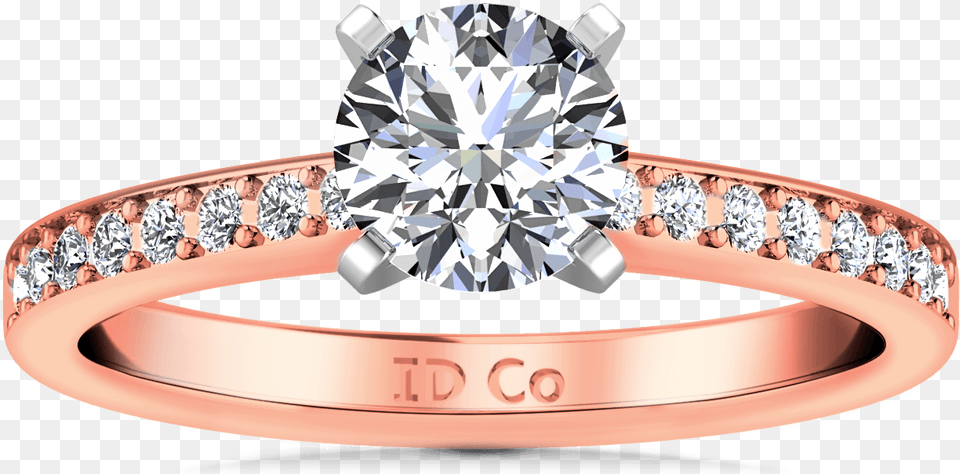 Twisted White And Rose Gold Ring With Diamonds, Accessories, Diamond, Gemstone, Jewelry Free Transparent Png