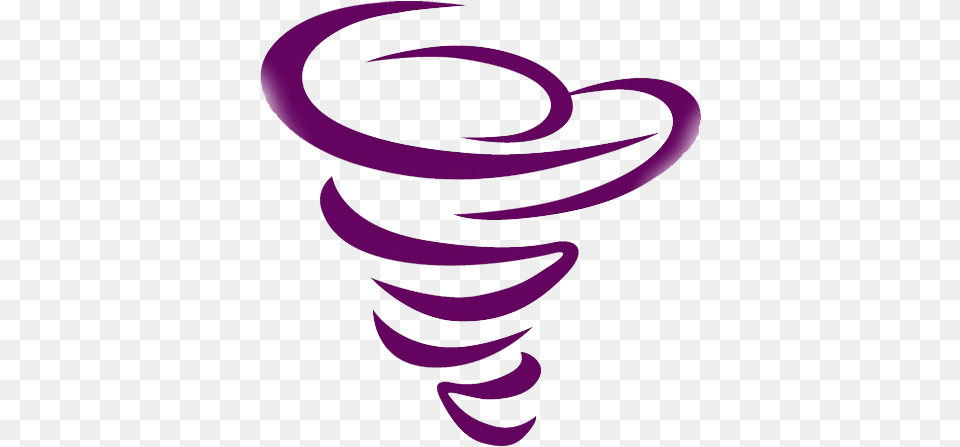 Twister Image Purple Tornado Clipart, Spiral, Animal, Coil, Fish Free Png