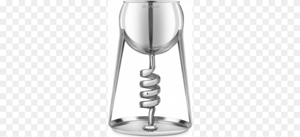 Twister Stainless Steel Aerator Amp Decanter Set, Glass, Alcohol, Beverage, Liquor Free Transparent Png