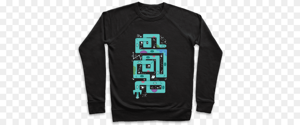 Twisty Turny Spaceship Pullover Get Psyched For Psychology, Clothing, Long Sleeve, Sleeve, T-shirt Png Image