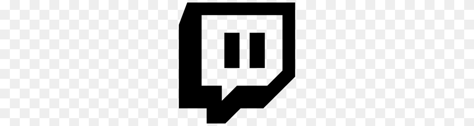 Twitch Icon Download Formats, Gray Png