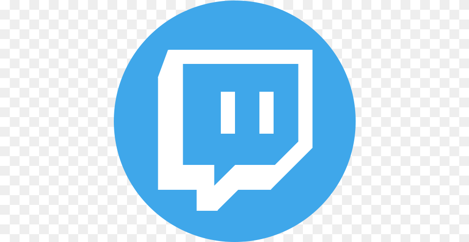 Twitch Logo White Picture Circle Twitch Logo, Sign, Symbol, Disk Free Transparent Png