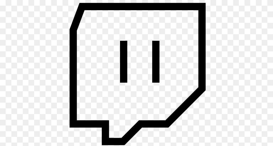 Twitch Twitch Tv Icon Icon With And Vector Format For Gray Free Png