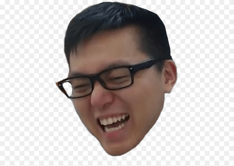 Twitch Wutface Vector Pleased, Person, Man, Male, Head Png