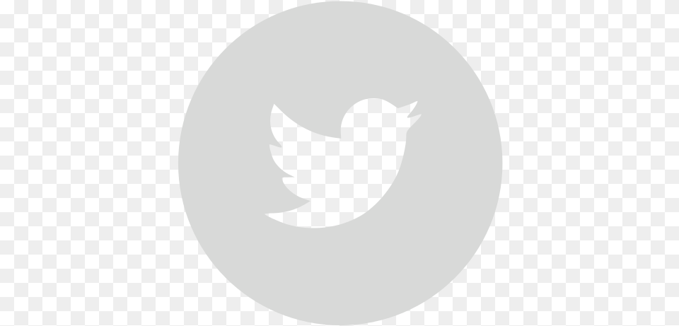 Twitter Bird White Transparent Twitter Icon Gray, Silhouette, Stencil, Logo, Animal Png Image