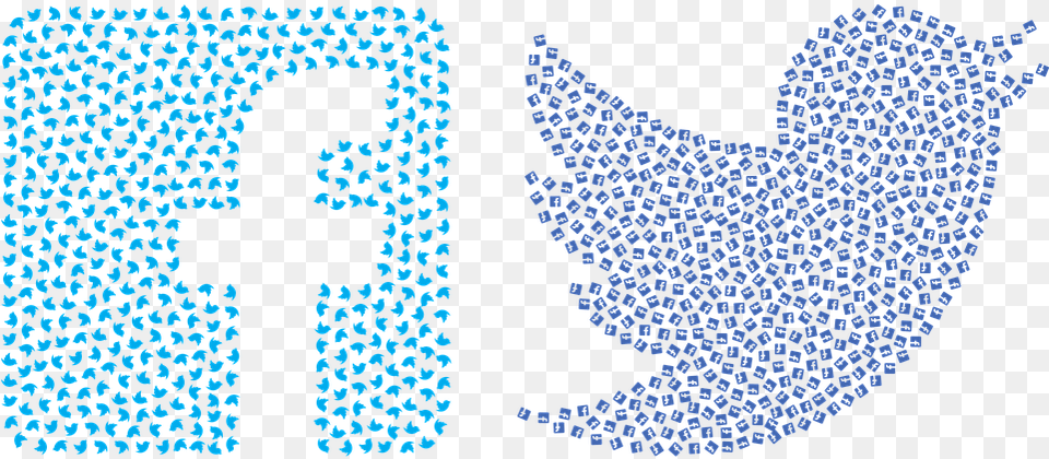 Twitter Facebook Logo Social Dot, Symbol, Accessories, Pattern Free Png Download