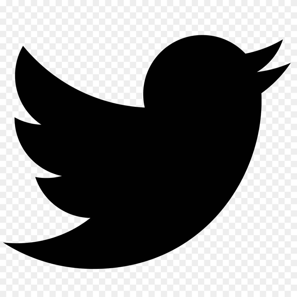 Twitter Icon, Gray Free Png Download