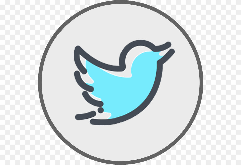 Twitter Icon Circle Eturo Twitter Icon Cute Twitter Logo, Animal, Bird, Jay, Disk Png Image