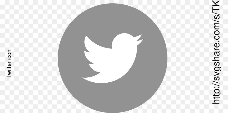 Twitter Icon Grey Twitter Rund, Logo, Astronomy, Moon, Nature Free Png