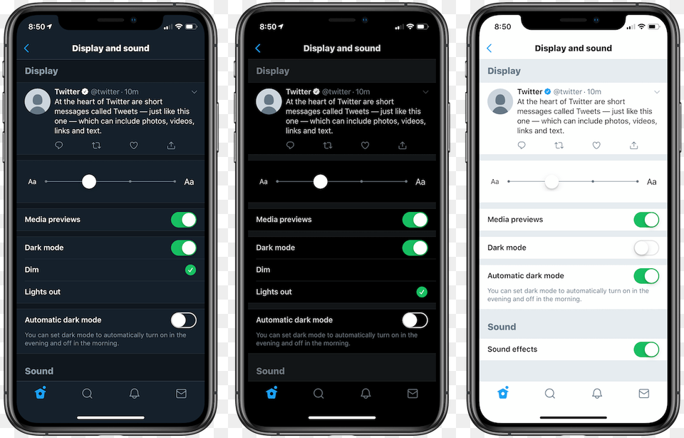 Twitter Lights Out Dark Mode Twitter Lights Out Mode, Electronics, Mobile Phone, Phone, Iphone Free Png