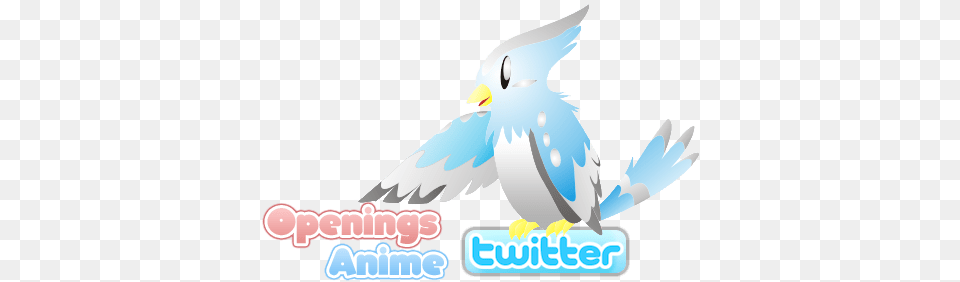 Twitter Logo Anime Bird Twitter Full Size Seabird, Animal, Jay, Baby, Person Free Png Download