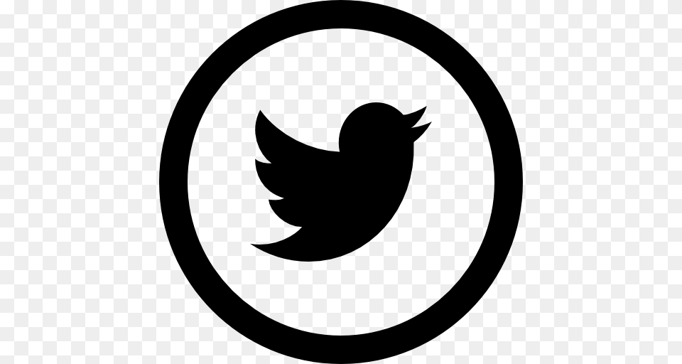 Twitter Logo Circle, Symbol, Stencil Png Image