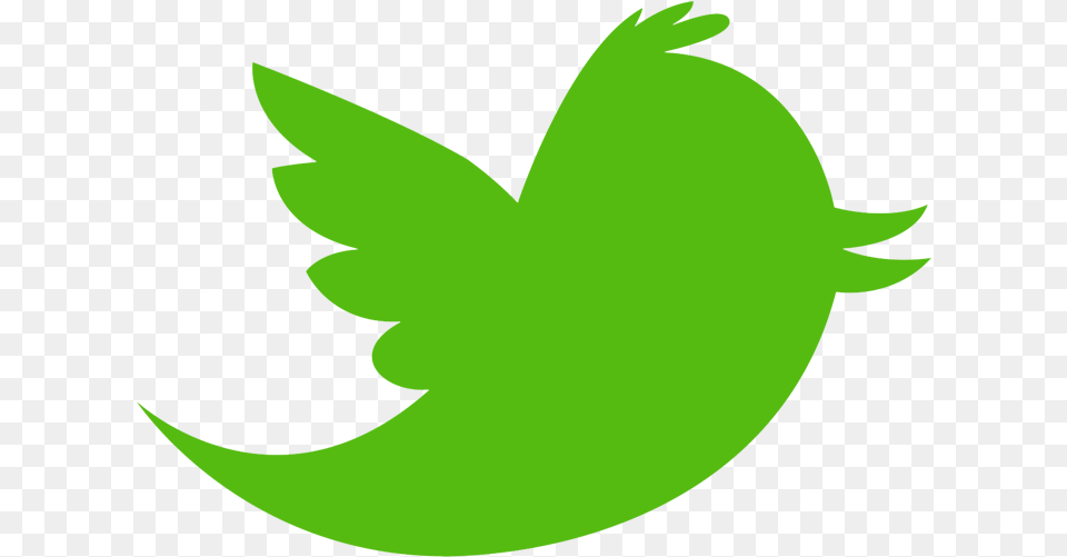 Twitter Logo Green Transparent U0026 Clipart Download Ywd Green Twitter Logo, Leaf, Plant, Animal, Fish Free Png