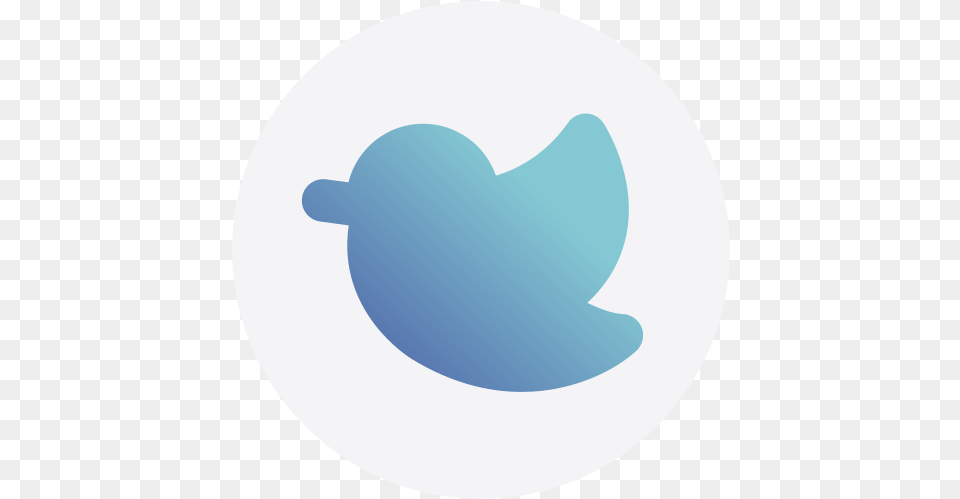 Twitter Logo Icon Of Social Media Circle, Animal, Dolphin, Mammal, Sea Life Free Png Download