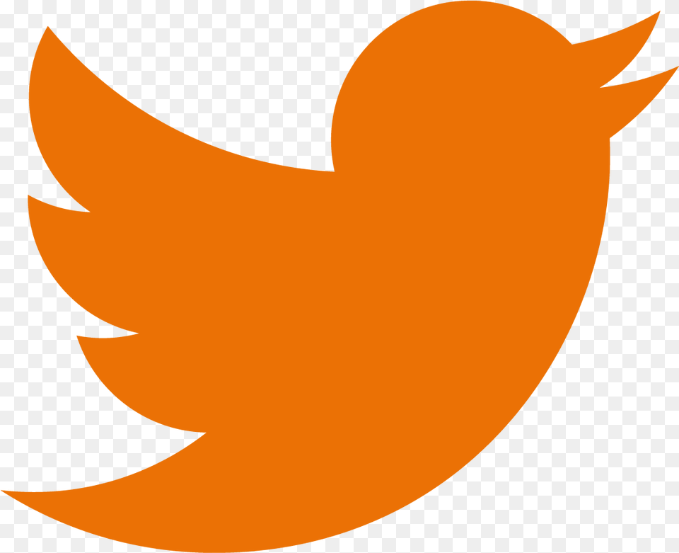 Twitter Logo Images Download Orange Twitter Logo, Leaf, Plant, Astronomy, Moon Png