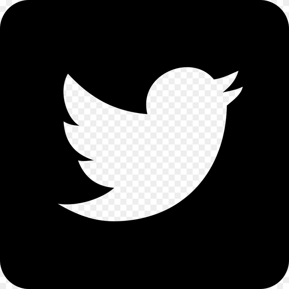 Twitter Logo On Black Background Icon Free Download, Stencil, Astronomy, Moon, Nature Png Image